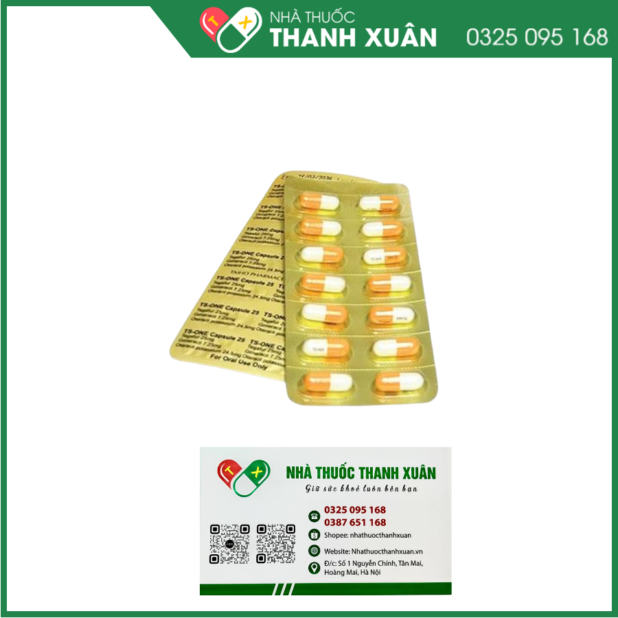 TS-One capsule 25 điều trị ung thư dạ dày